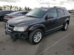 Salvage cars for sale from Copart Rancho Cucamonga, CA: 2017 Dodge Journey SXT