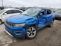 Salvage cars for sale at Indianapolis, IN auction: 2019 Jeep Compass Limited
