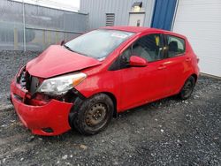 Salvage cars for sale from Copart Elmsdale, NS: 2012 Toyota Yaris