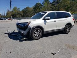 Vehiculos salvage en venta de Copart Savannah, GA: 2017 Honda Pilot EXL