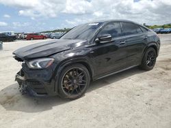Salvage cars for sale from Copart West Palm Beach, FL: 2022 Mercedes-Benz GLE Coupe AMG 53 4matic