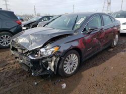 Salvage cars for sale from Copart Elgin, IL: 2015 Ford Fusion SE Hybrid