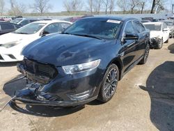 Salvage cars for sale at Bridgeton, MO auction: 2018 Ford Taurus SEL