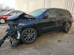 Jeep salvage cars for sale: 2018 Jeep Grand Cherokee Overland