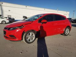 Salvage cars for sale from Copart Farr West, UT: 2018 Chevrolet Cruze LT