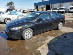 Salvage cars for sale from Copart Woodhaven, MI: 2019 Ford Fusion S
