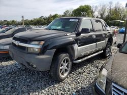 Salvage cars for sale from Copart Tifton, GA: 2002 Chevrolet Avalanche K1500