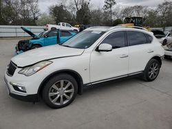 Salvage cars for sale at Augusta, GA auction: 2016 Infiniti QX50