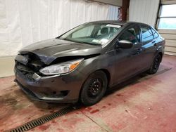 Salvage cars for sale at Angola, NY auction: 2017 Ford Focus S