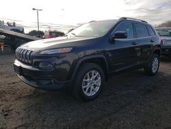 Salvage cars for sale at East Granby, CT auction: 2014 Jeep Cherokee Latitude