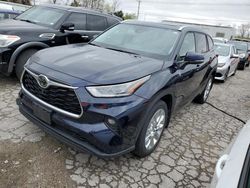 Carros dañados por granizo a la venta en subasta: 2022 Toyota Highlander Limited