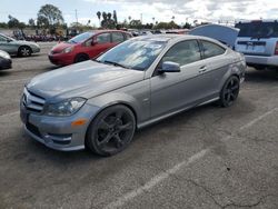 Salvage cars for sale from Copart Van Nuys, CA: 2012 Mercedes-Benz C 250