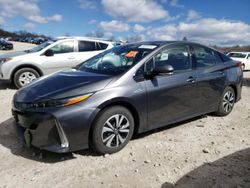 Salvage cars for sale at West Warren, MA auction: 2018 Toyota Prius Prime