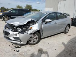 Vehiculos salvage en venta de Copart Apopka, FL: 2017 Chevrolet Cruze LS
