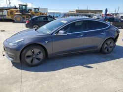 Salvage cars for sale from Copart Grand Prairie, TX: 2018 Tesla Model 3