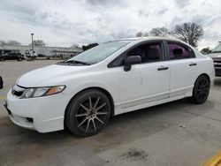 Salvage cars for sale at Sacramento, CA auction: 2009 Honda Civic VP