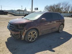 Salvage cars for sale at Oklahoma City, OK auction: 2017 Ford Edge Sport