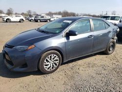 Toyota Corolla L salvage cars for sale: 2018 Toyota Corolla L