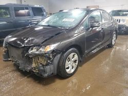 Honda salvage cars for sale: 2013 Honda Civic LX