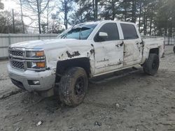 Salvage cars for sale from Copart Loganville, GA: 2015 Chevrolet Silverado K1500 LT