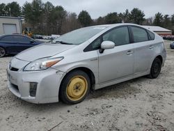 Salvage cars for sale at Mendon, MA auction: 2010 Toyota Prius