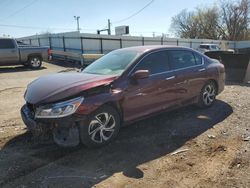 Vehiculos salvage en venta de Copart Oklahoma City, OK: 2016 Honda Accord LX