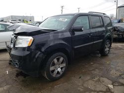 Salvage cars for sale at Chicago Heights, IL auction: 2015 Honda Pilot Touring