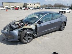 Salvage cars for sale at Wilmer, TX auction: 2023 Tesla Model 3