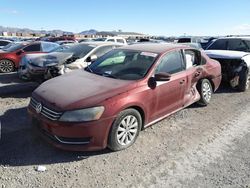 Vehiculos salvage en venta de Copart Las Vegas, NV: 2015 Volkswagen Passat S