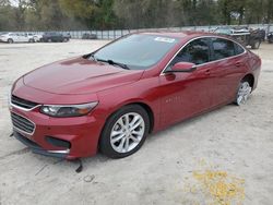 Salvage cars for sale from Copart Ocala, FL: 2017 Chevrolet Malibu Hybrid