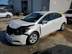 Salvage cars for sale from Copart New Orleans, LA: 2016 KIA Forte LX