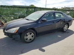 Salvage cars for sale from Copart Orlando, FL: 2007 Honda Accord SE