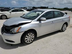 Salvage cars for sale from Copart West Palm Beach, FL: 2013 Nissan Sentra S