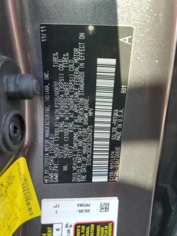 2012 Toyota Sienna XLE