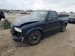 Salvage trucks for sale at Kansas City, KS auction: 2001 Chevrolet S Truck S10