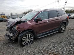 Honda Pilot Touring salvage cars for sale: 2017 Honda Pilot Touring