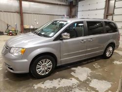 Salvage cars for sale from Copart Appleton, WI: 2014 Chrysler Town & Country Limited