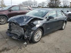 Vehiculos salvage en venta de Copart Moraine, OH: 2014 Ford Fusion SE Hybrid