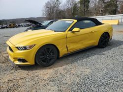 Salvage cars for sale at Concord, NC auction: 2016 Ford Mustang