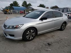 Honda salvage cars for sale: 2015 Honda Accord LX