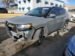 Vehiculos salvage en venta de Copart Albuquerque, NM: 2021 Jeep Compass Limited