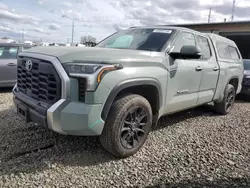 Toyota Tundra Double cab Limited salvage cars for sale: 2022 Toyota Tundra Double Cab Limited