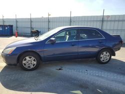 Honda Accord LX salvage cars for sale: 2005 Honda Accord LX