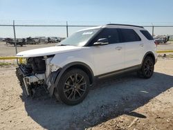 Vehiculos salvage en venta de Copart Houston, TX: 2018 Ford Explorer XLT