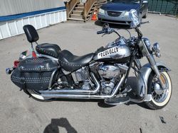 Salvage motorcycles for sale at Duryea, PA auction: 2003 Harley-Davidson Flstci Anniversary