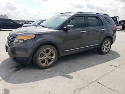 Salvage cars for sale at New Orleans, LA auction: 2015 Ford Explorer Limited