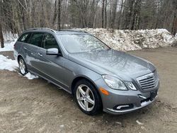 Salvage cars for sale from Copart Lyman, ME: 2011 Mercedes-Benz E 350 4matic Wagon