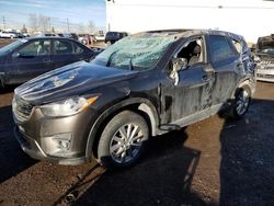 Salvage cars for sale from Copart Rocky View County, AB: 2016 Mazda CX-5 Touring