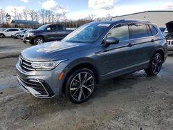 Salvage cars for sale at Spartanburg, SC auction: 2022 Volkswagen Tiguan SEL R-Line