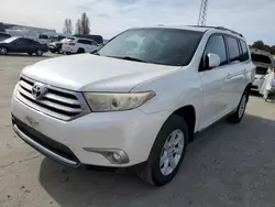 Salvage cars for sale at Hayward, CA auction: 2013 Toyota Highlander Base